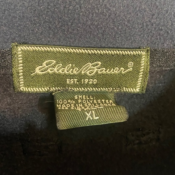 Eddie Bauer Wind Cutter Fleece Zip up Jacket Size XL - Picture 5 of 13